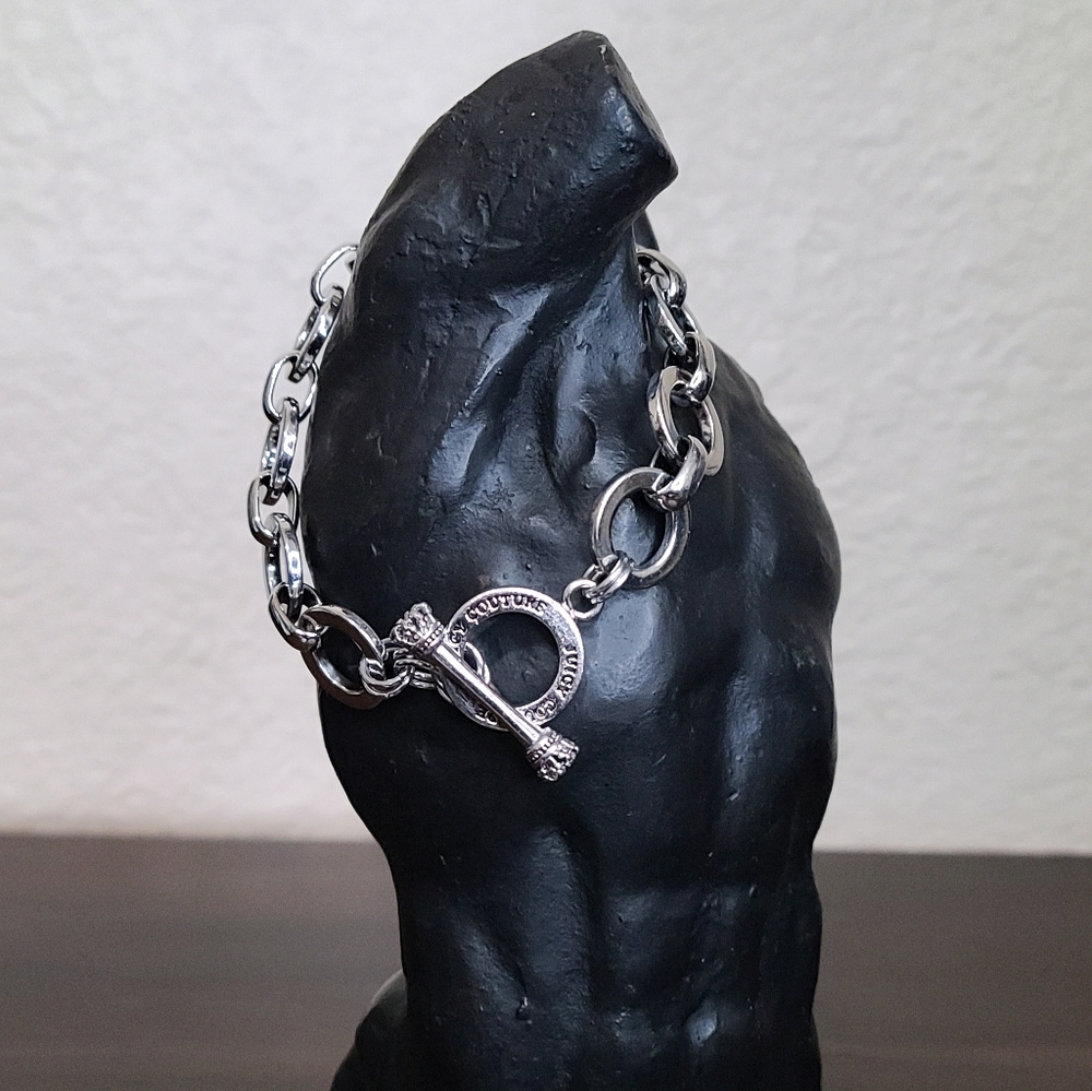 Juicy Couture Silver Toggle Bracelet